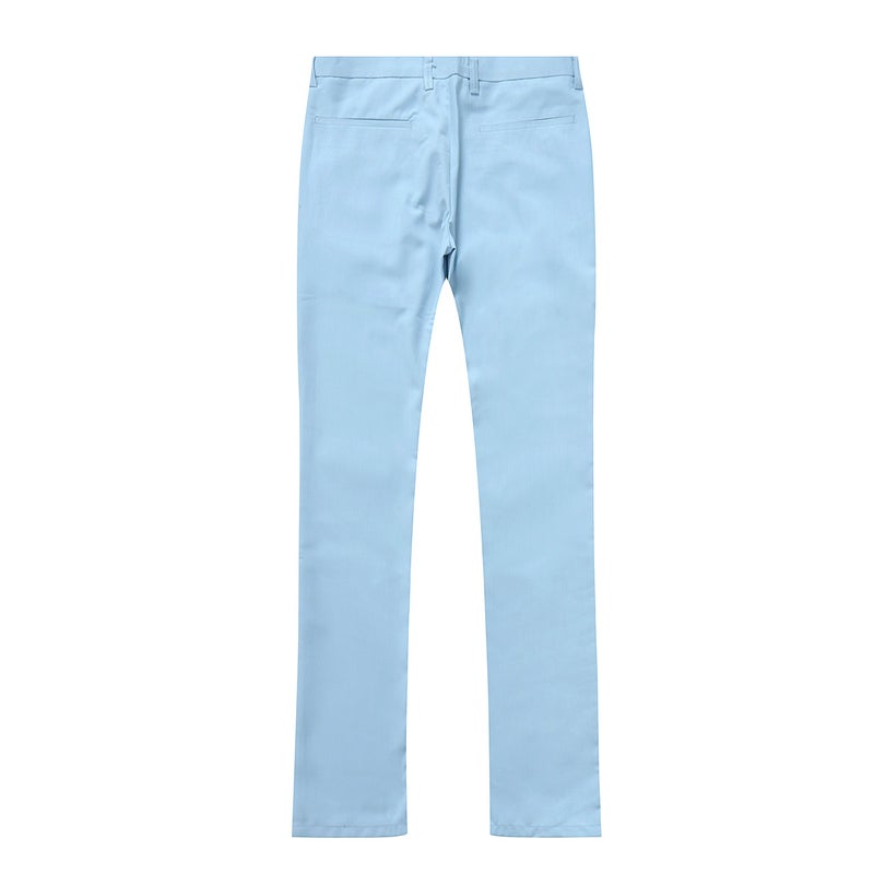 YFFUSHI Slim Fit 2 Piece Suit For Men One Button Casual/Formal/Wedding Tuxedo,Light Blue,Large - Image 5